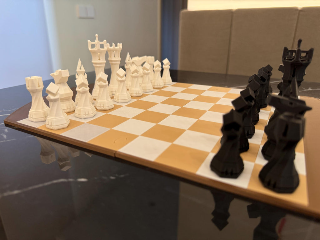 3D-Printed Chess Pieces – Custom Chess Set, Board Game Replacement, Modern & Classic Design