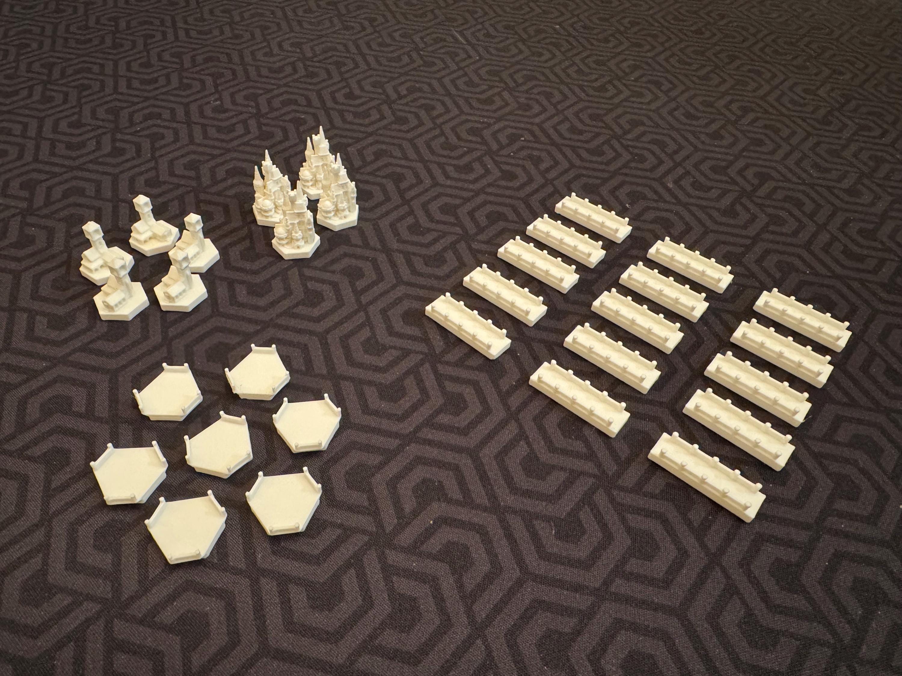 Mini Catan – Travel-Sized Board Replacement Set | 3D-Printed | Compact and Lightweight | Modular, Durable, Custom Board