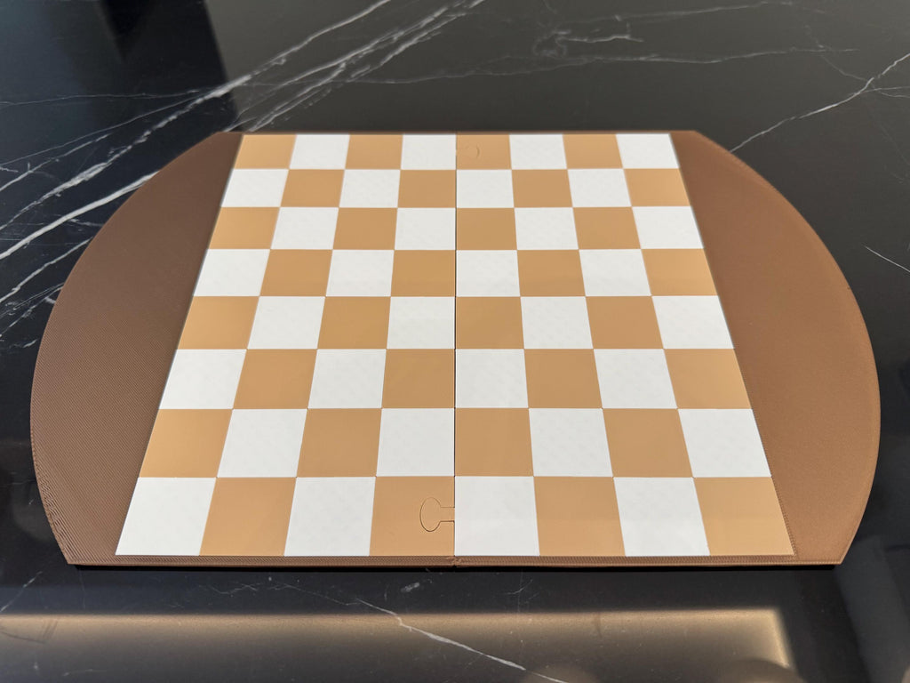 Double-Sided 3D-Printed Chess Board – Standard & Singularity Chess (2-Piece Set)