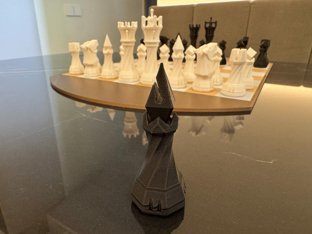 3D-Printed Chess Pieces – Custom Chess Set, Board Game Replacement, Modern & Classic Design
