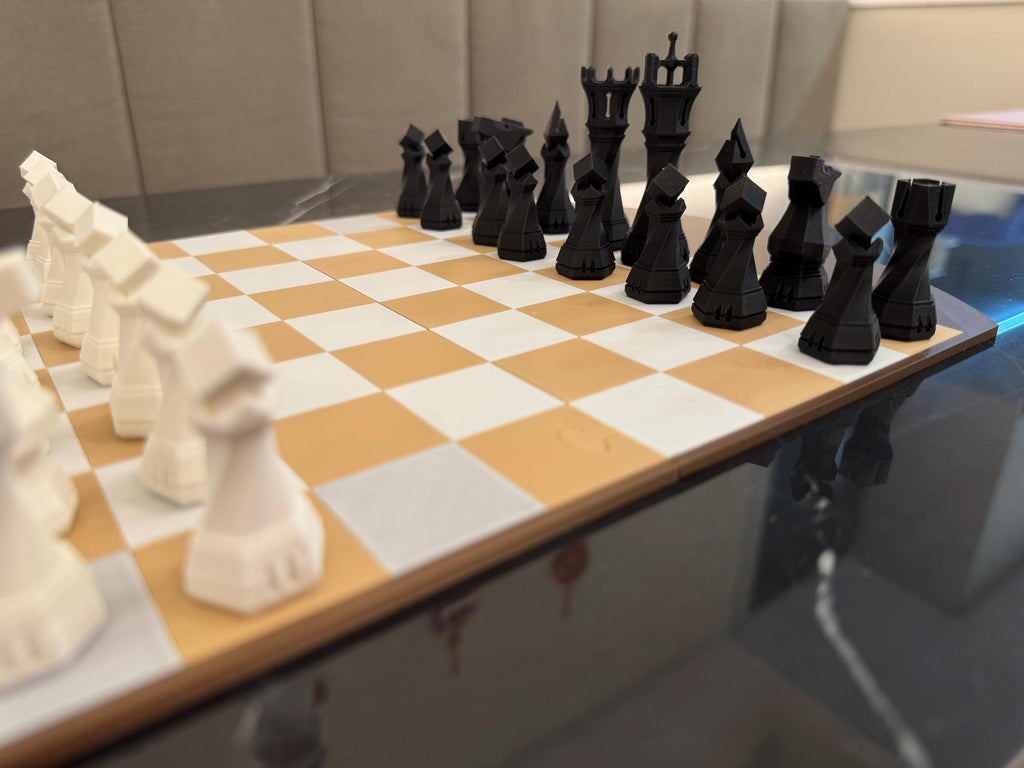 3D-Printed Chess Pieces – Custom Chess Set, Board Game Replacement, Modern & Classic Design