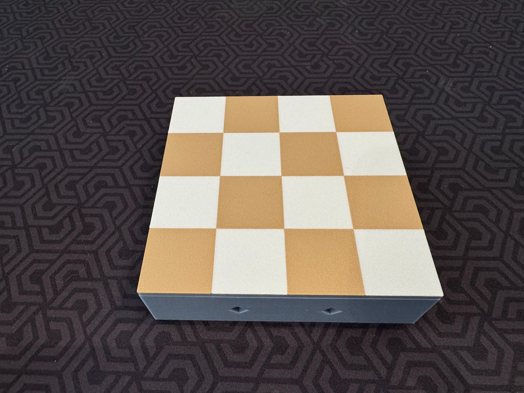 3D Printed Modular Chess Set: Compact Game with Storage