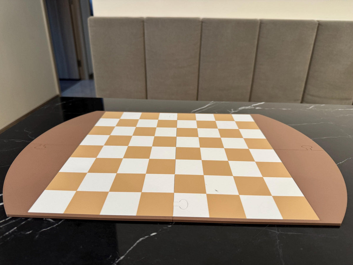 Double-Sided 3D-Printed Chess Board – Standard & Singularity Chess (4-Piece Set)
