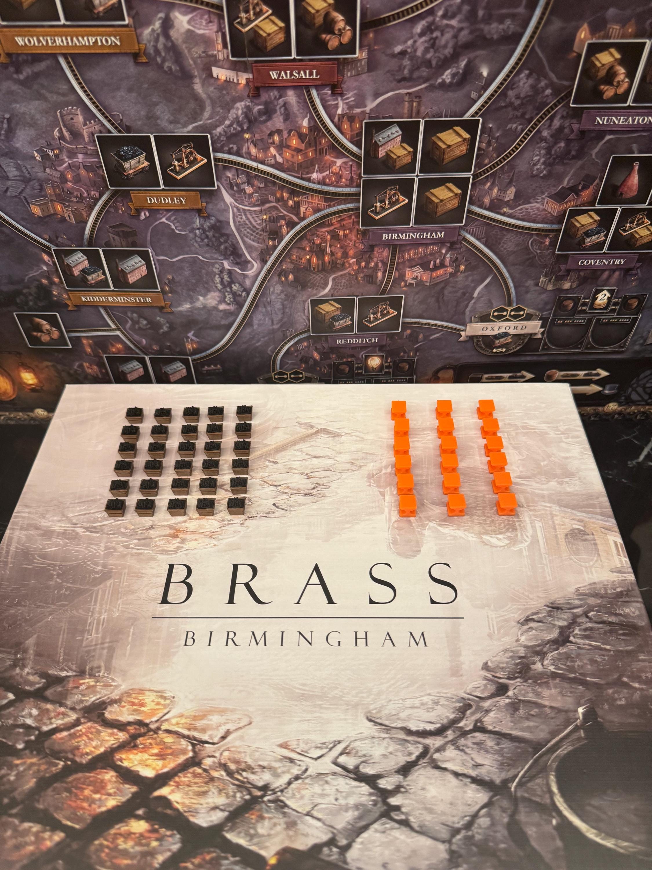 Brass Birmingham: 3D-Printed Coal & Iron Game Cubes